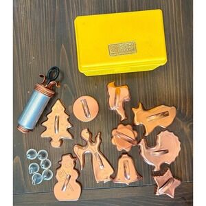 Vintage Land O Lakes Butter Cookie Kit With Cookie Cutters and Tips